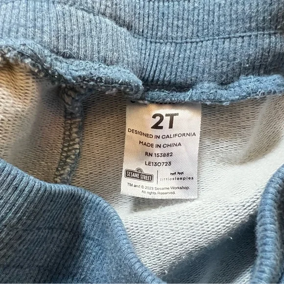 Little Sleepies Cookie Monster Sweatshirt & Jogger Set - Picture 8 of 9